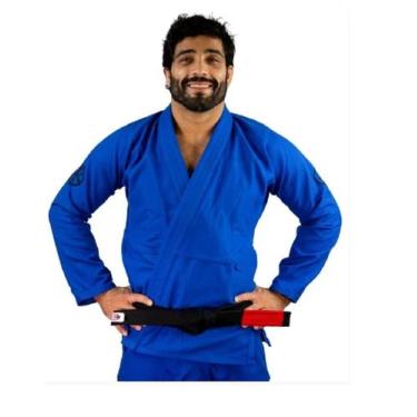 Imagem de Vagui Casaco de Kimono Ultra Light 2.2 Jiu Jitsu Azul  Keiko, A2, Azul