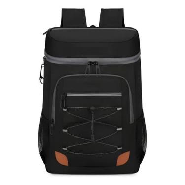 Imagem de Mochila Bolsa Térmica Grande Passeio Acampamento Luxo Viagem Resistent