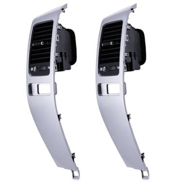 Imagem de REAXOAL Painel de acabamento de ventilação central A/C com grade 55474-60040 compatível com Toyota Land Cruiser Prado 2003-2009, Lexus GX470, substituição do painel de ventilação de ar 5547460040