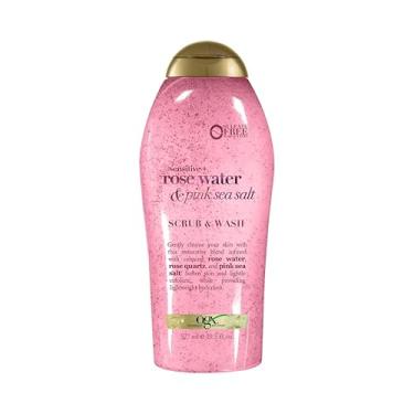 Imagem de OGX Pink Sea Salt & Rosewater Esfoliante Corporal Suave e Suave, Esfoliante Corporal Leve, Sem Sulfato, 19,5 Onça, 1,0 Contagem