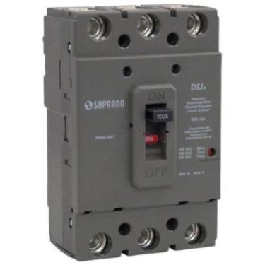 Imagem de Disjuntor Tripolar Caixa Moldada Soprano 200A