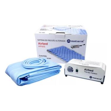 Imagem de Colchao Pneumatico Hospitalar Anti Escaras P/ Acamados 220v Cor Azul -