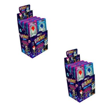 Imagem de Pirulito Caveira Mexicana Kit Festa Temática Neon 2 Displays  - Danill