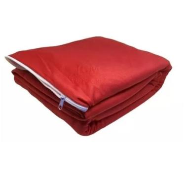 Imagem de Capa De Colchão Para Cama Solteiro 25cm Altura Malha Gel Ajustável Com