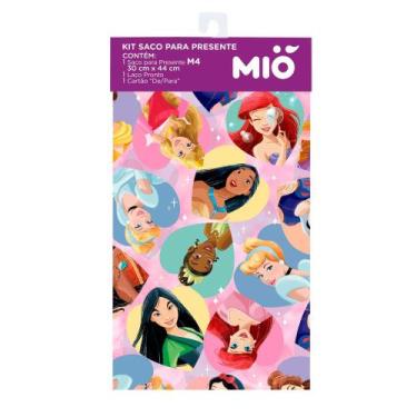 Imagem de Kit Saco para Presente Mió Disney Princesas Sortidas Médio M4 com 1 La