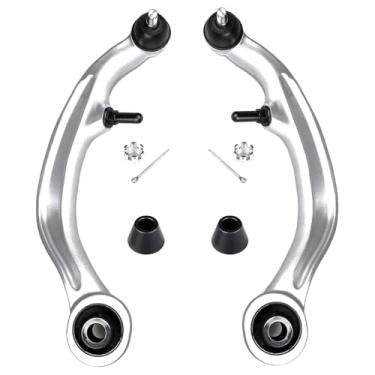 Imagem de Braço de controle dianteiro inferior traseiro e conjunto de junta esférica compatível com Infiniti G35 [RWD 2 portas Coupe] Nissan 350Z motorista passageiro lado AUQDD 2 peças K621340 K621341 esquerda direita suspensão profissional