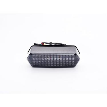 Imagem de Lanterna traseira de LED com luz traseira de freio com indicadores de luz de seta integrados para Honda 2015 NC750X/S, CTX750; (cor moke)