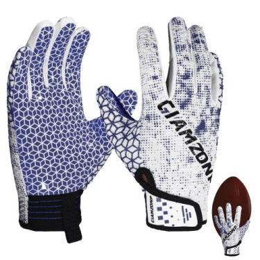 Imagem de Luvas de futebol GIAMZONP Youth Sticky Wide Receiver Kids