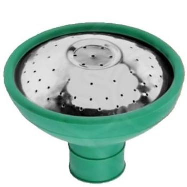 Imagem de 1 pç regador de jardim universal verde pulverizador de irrigador de água com cabeça de rosa serve para todos os regadores tampa do bico de rosa substituição ferramenta de irrigação de jardim