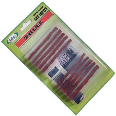 Imagem de Refil Conserto Macarrao Carro De Pneu Sem Camara Caixa 10 Pçs Idea