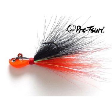 Imagem de Isca Artificial Pro-Tsuri Tail Simples Laranja/Preto - 8g, Laranja, Ún