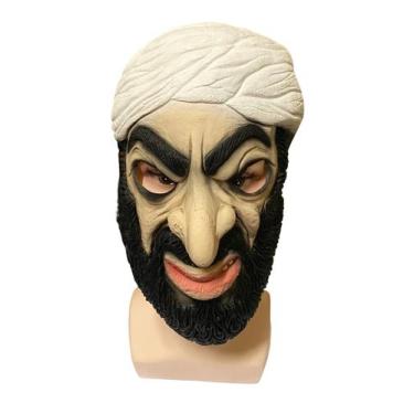 Imagem de Fantasia Mascara Terrorista Rosto Inteiro com elástico festa - Genéric