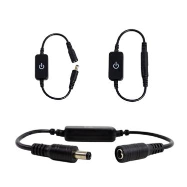 Imagem de Interruptor Fita Led Dimmer Touch C Plug P4 Macho Fêmea