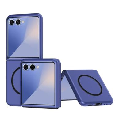 Imagem de Capa protetora magnética fina e fosca para Galaxy Z Flip6 (para Galaxy Z Flip6/azul)