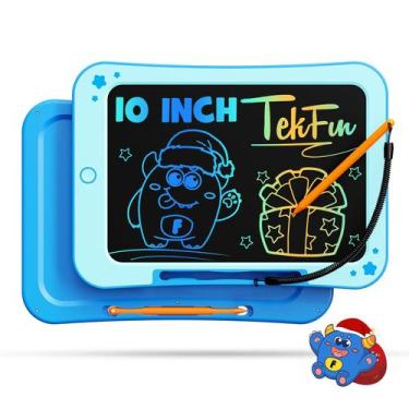 Imagem de Tablet de escrita LCD TEKFUN de 10 polegadas para crianças de 3 a 12 a