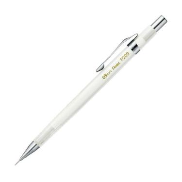 Imagem de Lapiseira 0.9mm P209 Sharp Clena Branco Transparente Pentel
