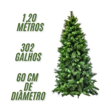 Imagem de Árvore de Natal Montreal 1,20 metros 302 Galhos Cheia Pinheiro Luxo Tr
