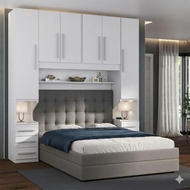 Imagem de Dormitório Queen Size Sem Cama 1220S Branco