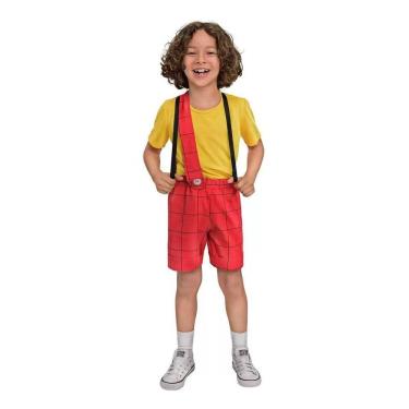 Imagem de Fantasia Cascão Turma Da Mônica Infantil Mochila Chovinista