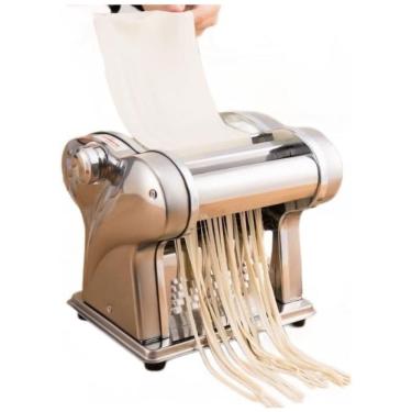 Imagem de Máquina Automática Elétrica de Fazer Massas, Aço Inoxidável Comercial, Ideal para Espaguete, Fettuccine, Lasanha e Massas,Treliamd