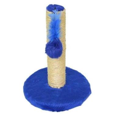 Imagem de Arranhador Gatos Mini Poste Azul - Pet injet