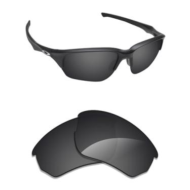 Imagem de Alphax Lentes de reposição Stealth pretas não polarizadas para óculos de sol Oakley Flak Beta OO9363
