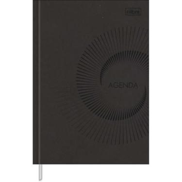 Imagem de Tilibra - Agenda Executiva Costurada Diária 14,5 x 20,5 cm Prátika Permanente - Preta