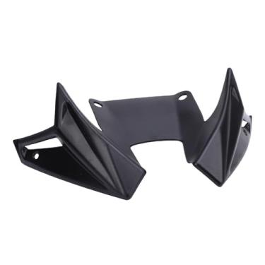 Imagem de Zhjvihx Winglet de Spoiler Dianteiro Nu para Motocicleta Melhora a Estabilidade de Pilotagem para CB500 2024-2025 ABS Spoiler Winglet Com Fluxo de Ar Ideal, Protege Os Pilotos de (Preto fosco)