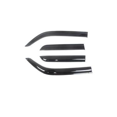 Imagem de GRJQRKHZ Defletor de janela lateral de carro para L&and para R&Over Discovery Sport L320 2005-2012 Viseira de porta Weathershied proteção contra vento sol chuva protetores de janela lateral defletores