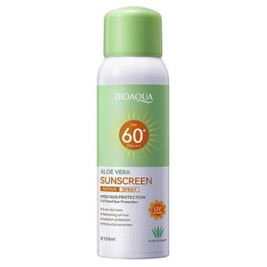 Imagem de Spray protetor solar BIOAQUA Aloe Vera SPF60+ PA+++ 150mL à prova d'ág