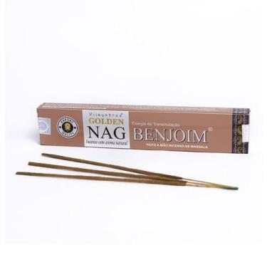 Imagem de Incenso Indiano Vijayshree Golden Nag Benzoin 15g