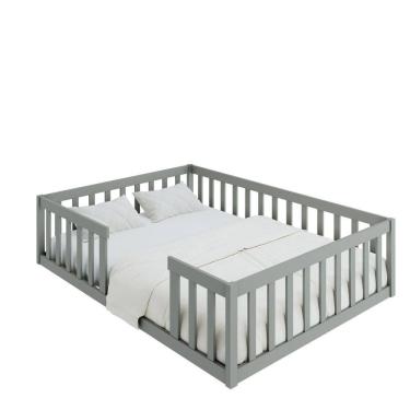 Imagem de Cama Casal Montessoriana Cinza