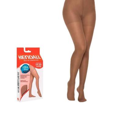 Imagem de Meia Calça de Compressão Kendall 15-20mmHg com ponteira 1631 Castanho 