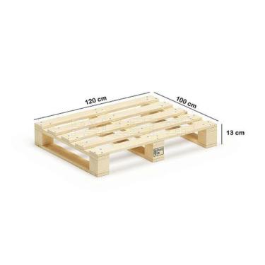 Imagem de Pallet Descartável One Way 120x100 cm - Ideal para Transporte e Armaze