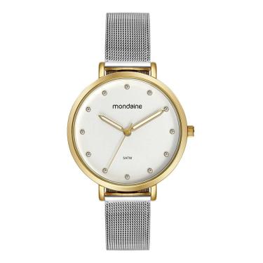 Imagem de Relogio Mondaine Feminino Ref: 32847lpmvbe1 Casual Mesh Bicolor