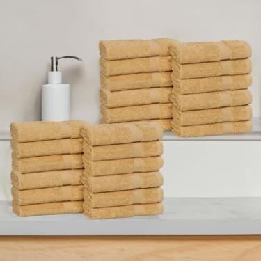 Imagem de SUPERIOR Toalha de rosto de algodão Franklin - conjunto de toalhas, leve, toalhas pequenas para tratamento facial, spa, resort, secagem rápida, academia, resort, itens essenciais de banheiro