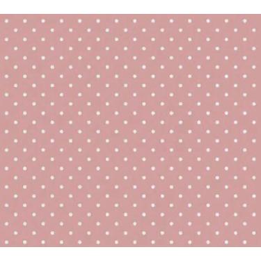 Imagem de Tecido Tricoline Mini Poá Rosê - Tecidos Caldeira - 50 cm x 150 cm