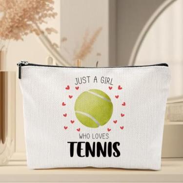 Imagem de Presentes de tênis para mulheres amantes de tênis, presente de aniversário e Natal para sua melhor amiga, irmã colega de trabalho, bolsa de maquiagem e cosméticos