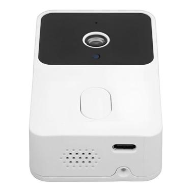 Imagem de Campainha Wi-fi Inteligente Com Interfone Câmera De Vídeo E Visão Noturna Conexão Por App