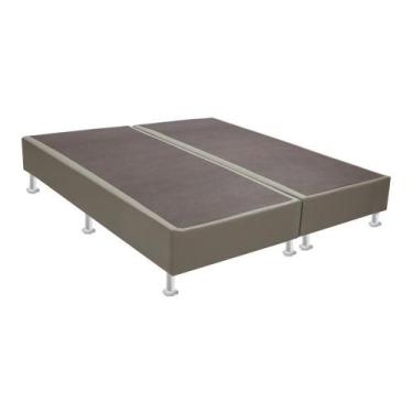 Imagem de Base Sommier Bege Queen (158X198X30) - Ortobom