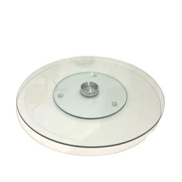 Imagem de Prato Giratório Redondo Para Confeitagem Vidro 30cm