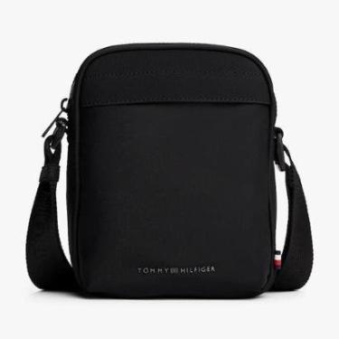 Imagem de Bolsa Tranversal Tommy Hilfiger Mini Reporter Metal Verde-Unissex