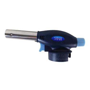 Imagem de Maçarico Culinário Profissional, Azul, Metal e Plástico, 16cm, Controle Manual de Chama, Temperatura até 1300°C, para Cozinha e Artesanato