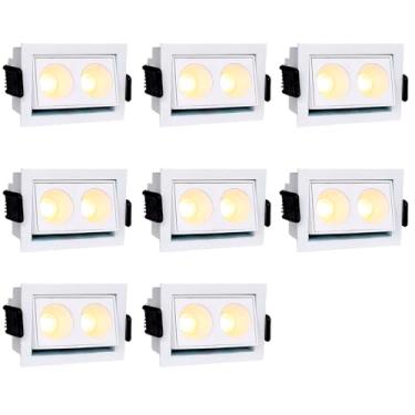 Imagem de 8 Mini Spot Downlight Direcionável Embutir Pontual Bet94