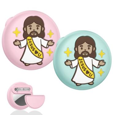 Imagem de Beydoa Suporte para Airtag para crianças pequenas com alfinete, 2 unidades de capa protetora de silicone para rastreador GPS oculto compatível com Apple AirTags, itens essenciais de viagem, roupas