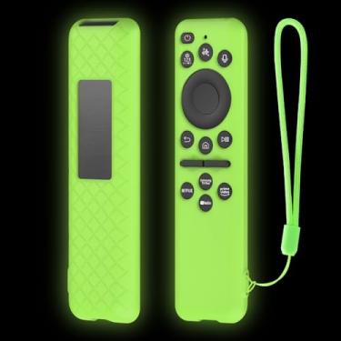 Imagem de Capa de controle remoto para Samsung BN59-01432A/01480L /01432J – Capa protetora de silicone de corpo inteiro, à prova de choque, à prova de poeira, lavável, capa de controle remoto antiderrapante