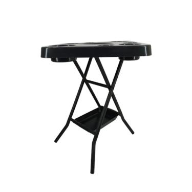 Imagem de Mesinha Petisqueira Multiuso Dobrável Desmontavel Portátil Bandeja Churrascos Bar Piscina Área Lazer