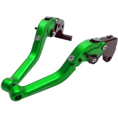 Imagem de Manete Dobrável Esportivo Gsxr 750 Srad 2005 E 2006 - Stark Race, Verd