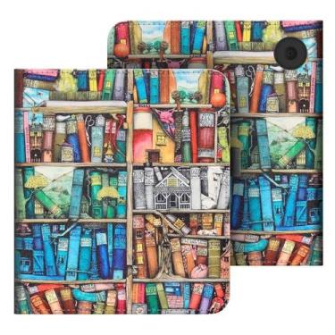 Imagem de Capa De Couro De 7 Polegadas Para KOBO Libra Color Libra 2 Libra H2O C