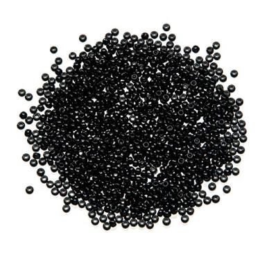 Imagem de Compra em massa: Darice DIY Crafts Toho Japonês Contas de Sementes de Vidro Preto Opaco 11/0 2,2 mm (pacote com 3) 1951-34